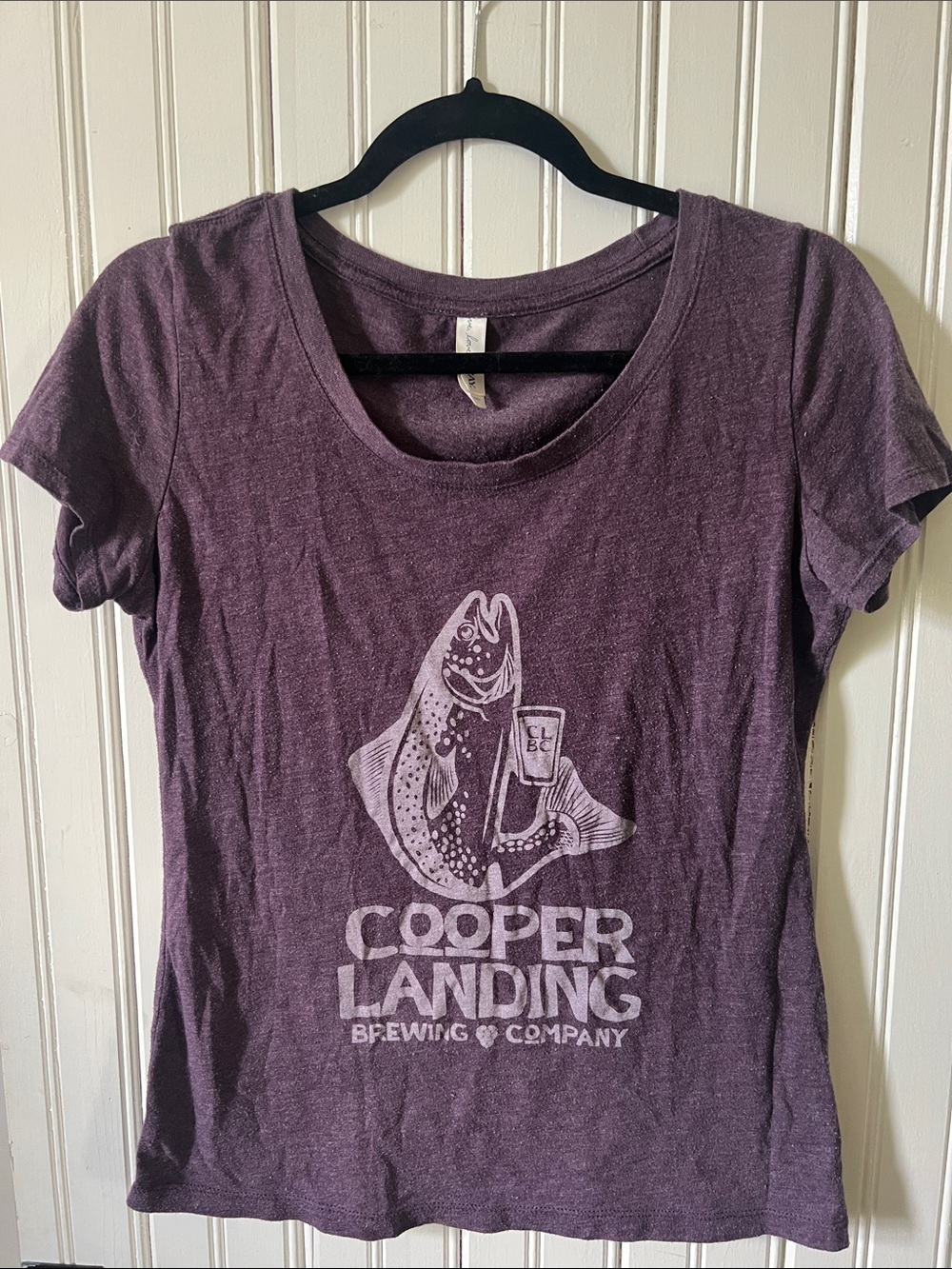 Cooper Landing Brewing Company Purple Tee